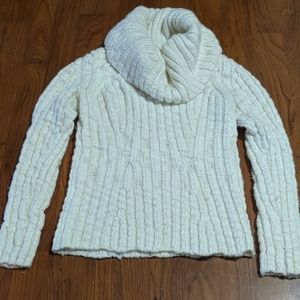 Thick knit cowl sweater